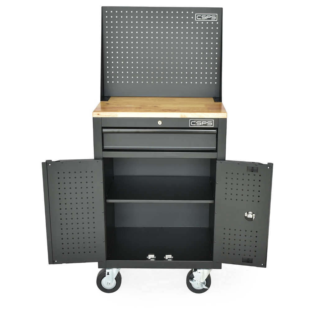 Tủ dụng cụ CSPS 61cm - 01 hộc kéo màu đen